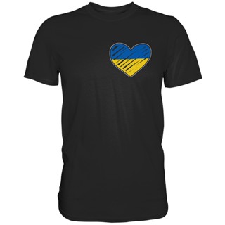 [S-5XL]Ukraine Heart Flag Ukrajina country Ukrainians Ukrainian Kiev Mens Ladies TShirt_04