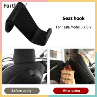 ★ forthefu ★  ☆ Car Hook Interior Accessories Headrest Hanger Holder for Tesla Model 3 X S Y