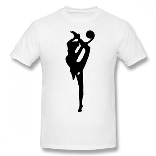 เสื้อยืดชาย เสื้อยืดคอกลม แขนสั้น ผ้าฝ้าย ลาย Ball Rhythmic Gymnastic Birthday แฟชั่นใหม่