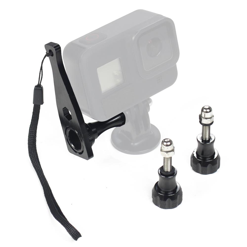 Bgning สกรูอะแดปเตอร์น็อต อลูมิเนียม แบบสั้น พร้อมประแจ สําหรับกล้อง Gopro 8 7 6 5 4 1 แพ็ค 3 ชิ้น
