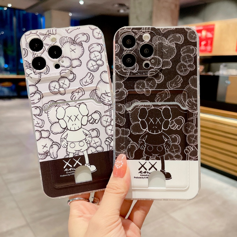 เคสโทรศัพท์มือถือ ซิลิโคน พร้อมช่องใส่บัตร ลายการ์ตูน สําหรับ Realme C55 C53 C35 C30s C15 11 10T 5 5s 5i 2 Pro Plus 5G