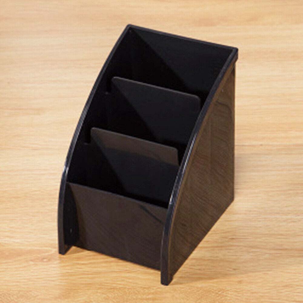 Storage black desktop makeup TV remote control pen holder