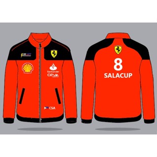 เสื้อแจ็กเก็ตขี่จักรยานยนต์ F1 แบบแห้งเร็ว แต่งซิป สําหรับผู้ชาย 2023