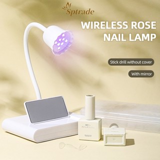 360° เครื่องเป่าเล็บยูวี หลอดไฟ LED ปรับแสงได้ ฟรีสาย USB โคมไฟเจล เครื่องอบเล็บ เครื่องมืออบแห้ง โคมไฟส่องไฟ