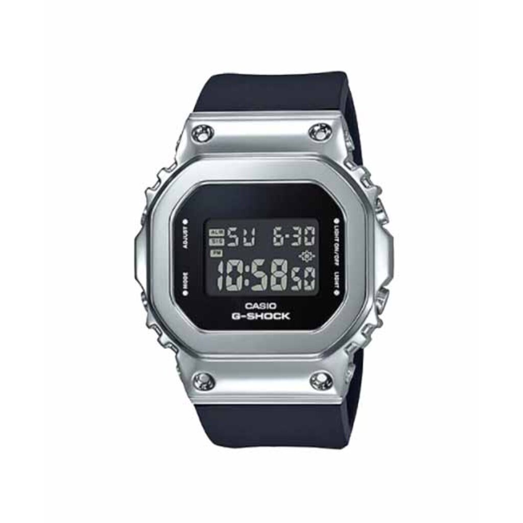 CASIO G-SHOCK พร้อมส่ง นาฬิกาข้อมือ นาฬิกากันน้ำ นาฬิกาของแท้ ประกันศูนย์ CMG 1 ปี ผ่อน0%รุ่น GM-S5600-1D นาฬิกาสีเงิน