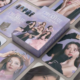 Js อัลบั้มรูปภาพ Kpop ITZY CHECKMATE Lomo Cards VOLTAGE 55 ชิ้น ต่อชุด