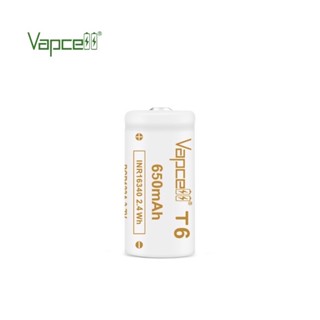 Vapcellถ่านชาร์จ INR16340(123A)3.7V*800mAh 7A/850mAh/T6:650mAhของแท้เช็คโค๊ดได้ ถ่าน