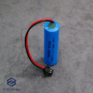 ถ่านชาร์จ Li-ion 18650 3.7V  3,200mAh สำหรับรถบังคับ แบบแพคมีวงจรป้องกัน1S 6A. / Connector SM 2Pin ถ่าน