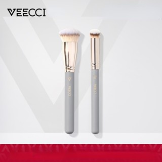 Veecci 270 แปรงคอนซีลเลอร์ รองพื้น ไม่มีแปรง มาร์กเกอร์! แป้งฝุ่นแต่งหน้า แบบนุ่ม ใช้ง่าย สีแดง