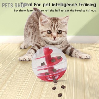 Pets Shop ลูกบอลจ่ายอาหาร แบบโต้ตอบ กันกัด สําหรับสัตว์เลี้ยง แมว