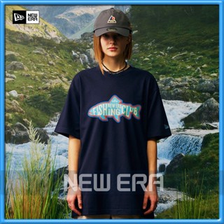 ♣ ยุคใหม่ ♣ Outdoor FISHING CLUB ICON เสื้อยืดคอกลม แขนสั้น สีดํา 2 สี 2023SS สําหรับทุกเพศ 13697636 13697637 เสื้อสายเดี่ยว สไตล์เกาหลี แฟชั่นสตรีท