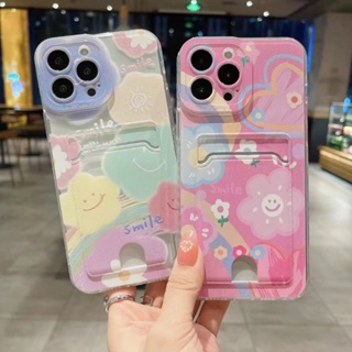 เคสโทรศัพท์มือถือ ขอบตรง พร้อมช่องใส่บัตร สําหรับ Samsung S22 S22Plus S22Ultra S23 S23Plus S23Ultra Note8 Note9 Note 8 9