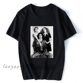 [S-5XL] เสื้อยืด พิมพ์ลายร็อคกี้ สยองขวัญ เรโทร Frank-n-furter Crature of The Night Glam Gothic Riff Raff Tee