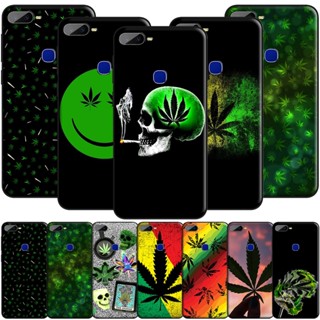 เคสโทรศัพท์ซิลิโคน TPU แบบนิ่ม ลาย SBJA Weed Leaves สําหรับ VIVO Y17 Y12 Y15 2020 Y11 Y20 Y11S Y12S Y20I Y20S Y81 Y81S