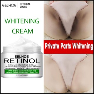 [สินค้าขายดี] EELHOE Retinol Whitening Cream Bleaching Facial Body Whitening Cream Private Parts Armpits Legs Knee Repair 50Ml Women Body Whitening Cream-Eelhoe