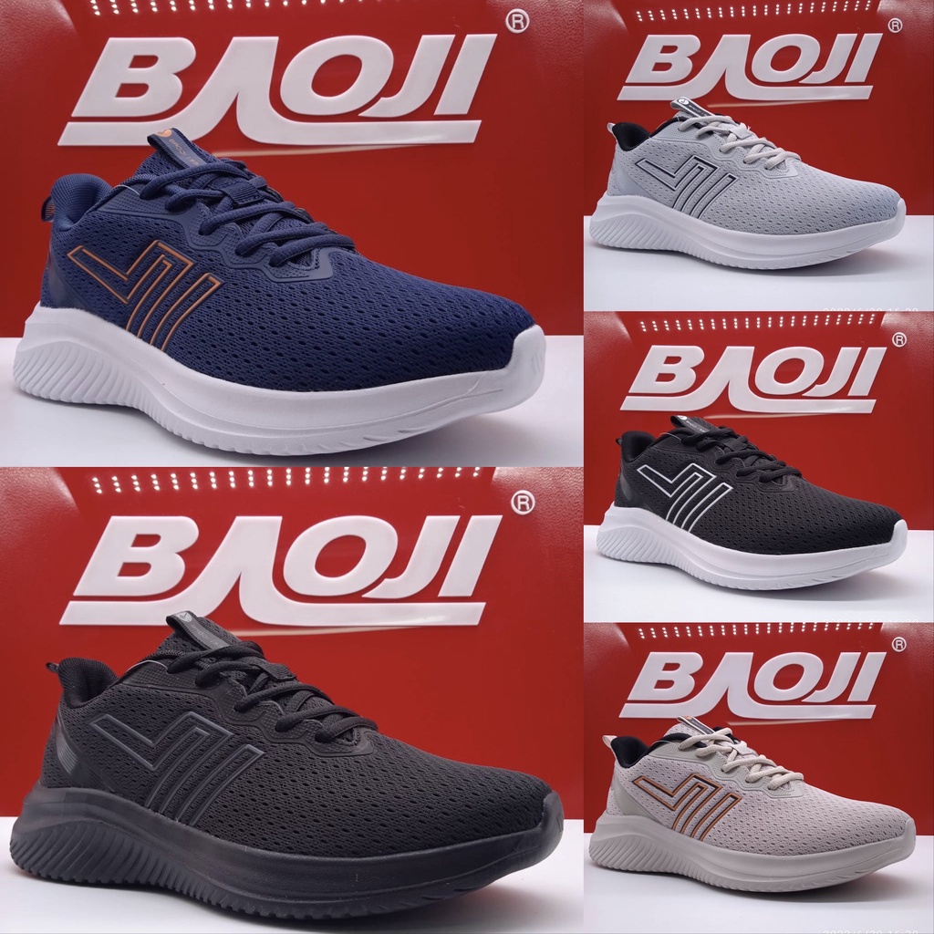 💛New💼[New!! 2022 คอลเลคชั่น] BAOJI บาโอจิ แท้100% รองเท้าผ้าใบผู้ชาย bjm688