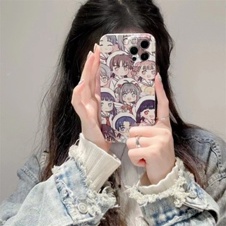 เคสโทรศัพท์มือถือ ขอบตรง กันตก ลายการ์ตูนเด็กผู้หญิงน่ารัก สําหรับ Xiaomi Mi 11 Lite 12S Mi 12 Pro 12 Ultra 13 Pro Poco F3 X3 GT Redmi K30 Pro K40 K50 K60 Note 10 5G