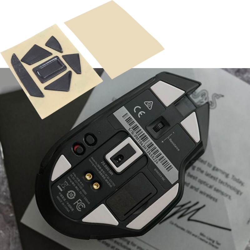 R-R Mouse Skates Curve Edge Mouse Feet Pad สําหรับ Basilisk Ultimate Mouse 1 ชุด