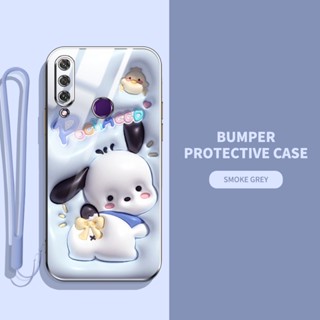 เคสโทรศัพท์มือถือ ลายสัตว์ และพืชน่ารัก 3D พร้อมสายคล้อง สําหรับ Huawei Y6P Y8P 2020