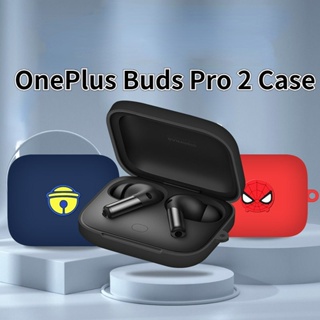 เคสหูฟัง แบบนิ่ม ลายการ์ตูน สีพื้น สําหรับ OnePlus Buds Pro 2