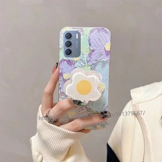 เคสโทรศัพท์มือถือ TPU นิ่ม กันหล่น ปิดด้านหลัง ลายภาพวาดสีน้ํามัน รูปดอกไม้กราฟฟิตี้ สําหรับ Infinix Zero 5G 2023 เคส Phone Case