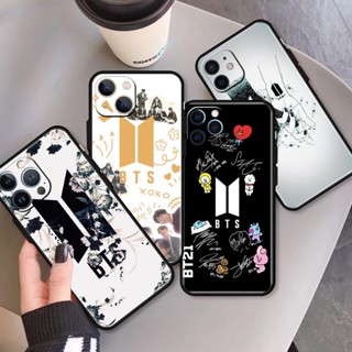 เคสโทรศัพท์มือถือ ซิลิโคน TPU กันกระแทก ลายทีม BTS สําหรับ Apple iPhone XR XS 11 PRO MAX