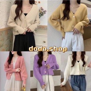 [DODO] 🫧| พร้อมส่ง | เสื้อแขนยาวไหมพรมสีสันสดใสน่ารักมากๆ เนื้อผ้าดีใส่สบาย เกินราคาสุดๆ🧶💫（9686）