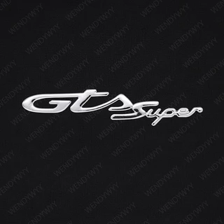 สติกเกอร์โลโก้สัญลักษณ์ GTS 3D แบบนิ่ม สีเงิน สีทอง สีดํา สีแดง สําหรับตกแต่งรถจักรยานยนต์ Vespa sprint