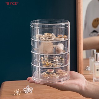 Byce&gt; กล่องพลาสติกใส 2 3 4 5 ชั้น กันฝุ่น สําหรับเก็บเครื่องประดับ สร้อยข้อมือ ต่างหู