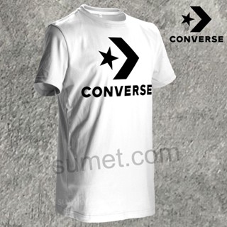 เสื้อยืด CONVERSE  เสื้อคอกลม สวมใส่ได้ทั้งหญิงและชาย ผ้าคอตตอลหนานุ่ม 100% สวมใส่ได้ทั้งผู้หญิงและชาย เสื้อเขิตผู้_01