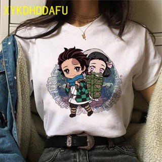 Demon Slayer Kimetsu No Yaib T Shirt Women New Streetwear Women Tshirt Ulzzang Kawaii Harajuku T-shirt Female Cloth_03