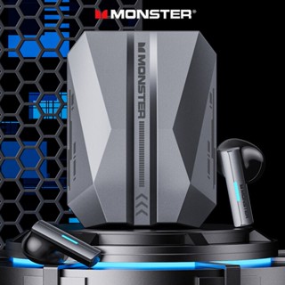 Monster XKT11 หูฟังบลูทูธไร้สาย รูปทรงเท่ กันน้ํา สําหรับเล่นกีฬา เพลง HIFI