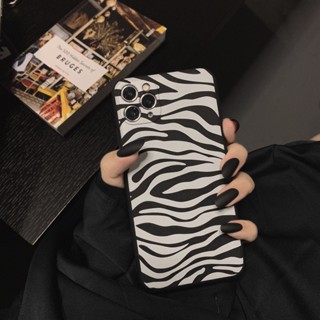 เคสโทรศัพท์มือถือ ซิลิโคน ลายม้าลาย แนวสตรีท สําหรับ Iphone 13Pro Max 12 14 13 12 11 XR 8p mini