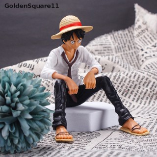 Goldensquare โมเดลตุ๊กตาฟิกเกอร์ One Piece คลาสสิก สีทอง สําหรับตกแต่งเค้ก