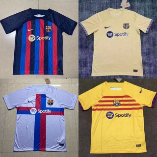 เสื้อกีฬาแขนสั้น ลายทีมชาติฟุตบอล Barcelona Home Away 3rd 4rd PEDRI LEWANDOWSKI 2223 ชุดเหย้า สําหรับผู้ชาย