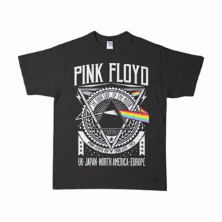 [S-5XL]เสื้อยืด พิมพ์ลายเพลง PINK FLOYD DARKSIDE OF THE MOON TOUR BAND METAL สําหรับผู้ชาย