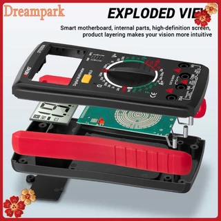 Dt9205A มัลติมิเตอร์ดิจิทัล Ac Dc โวลต์มิเตอร์ แอมมิเตอร์ เครื่องทดสอบ (สีแดง)