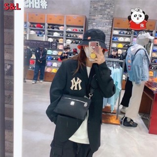 【ขายดี】 กระเป๋าสะพายข้างชายMLB 2 สี Backpack black/ดำ Unisex  กระเป๋าสะพายครบเซต BP632 กระเป๋าสะพายข้าง