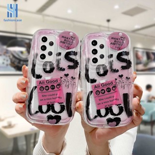 เคสโทรศัพท์มือถือแบบนิ่ม TPU กันกระแทก กันรอยเลนส์กล้อง ลายศิลปะ แนวสตรีท สําหรับ Samsung A22 A52 A13 A14 A32 A12 A03 A04 A04S A03S A23 A50 A02S A20 A50S A30S