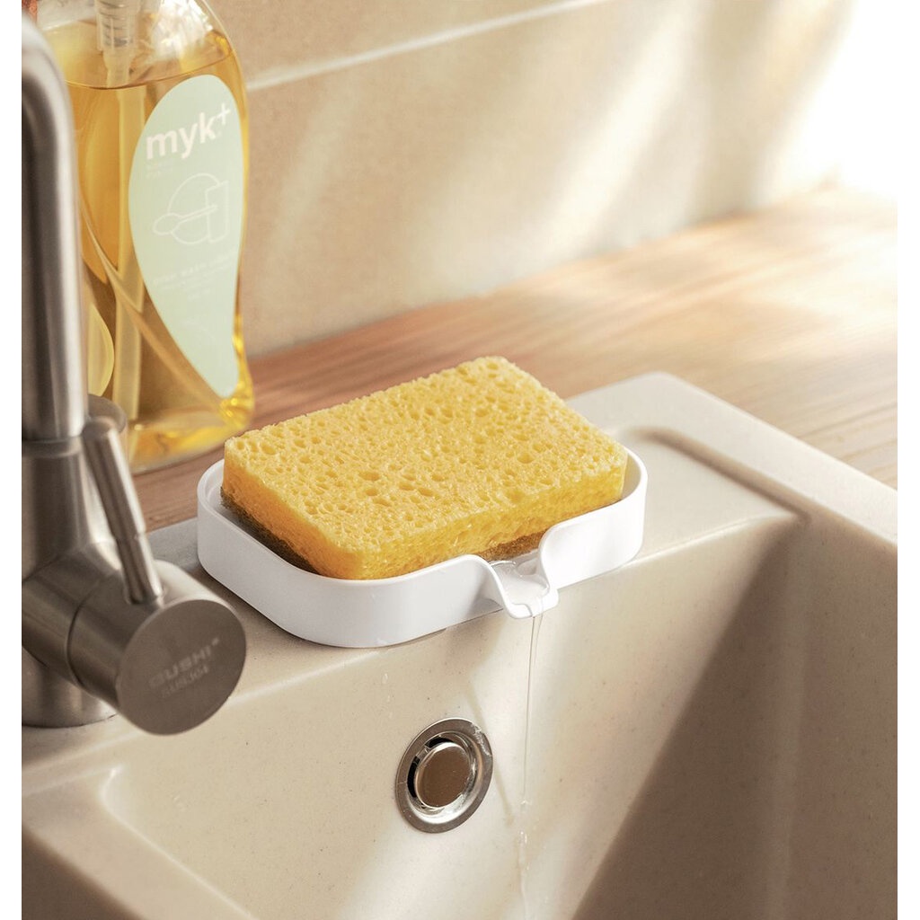 Omocha - Drain soap holder : ที่วางสบู่ก้อนมีที่ระบายน้ำติดผนังได้ (แถมกาวตะปู)