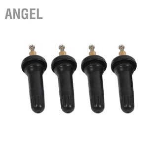 ANGEL 4 ชิ้น TPMS ระบบตรวจสอบแรงดันลมยางป้องกันการระเบิดสแนปในก้านวาล์วยาง