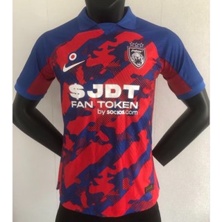 เสื้อกีฬาแขนสั้น ลายทีมฟุตบอล Player 23-24 Johor ชุดเหย้า แห้งเร็ว ไซซ์ S-XXL สําหรับผู้ชาย