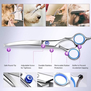 powerlion Top paw Grooming Scissors กรรไกรตัดขนสัตว์เลี้ยง