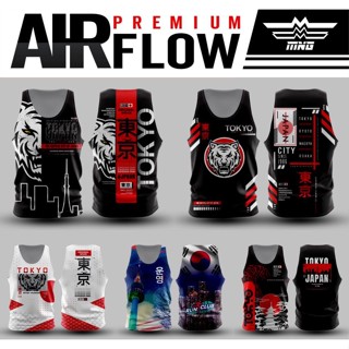 เสื้อกล้ามพิมพ์ลาย(หน้า-หลัง) RUN TOKYO3