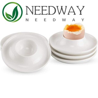 Needway ชั้นวางถ้วยไข่ต้ม ไข่อีสเตอร์ แบบเซรามิค DIY สําหรับตกแต่งบ้าน