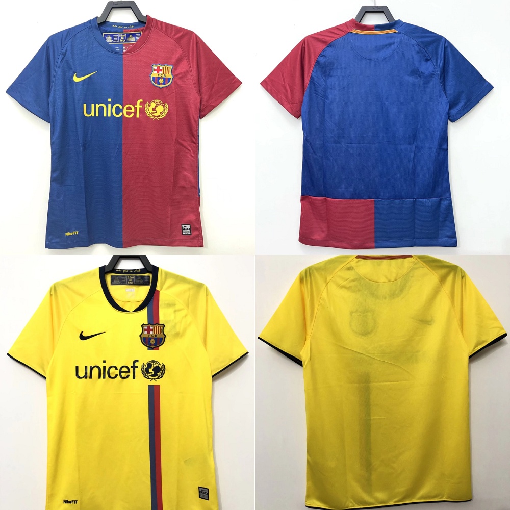 2008-09 Retro Barcelona Final Version Home&Away Soccer Jersey