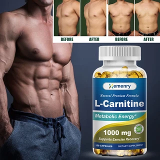 L-Carnitine Capsules 1000 มก. ลดน้ำหนัก เผาผลาญไขมัน สนับสนุนพลังงาน เพิ่มกล้ามเนื้อ เพิ่มการเผาผลาญ อาหารเสริมกีฬา
