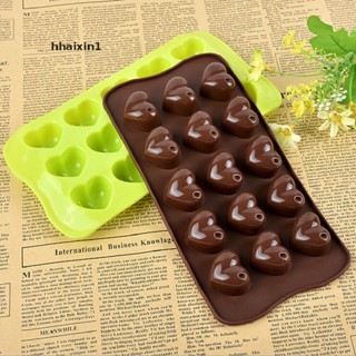 New New Heart Silicone Fondant Mould Cake Candy Jelly Chocolate Muffin Baking Mold [hhaixin1]