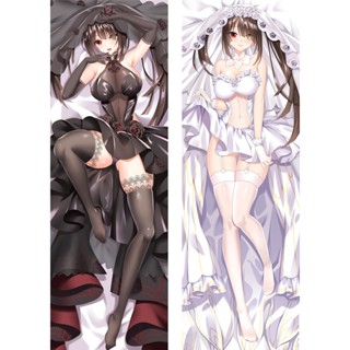 ใหม่ ปลอกหมอน ลายการ์ตูนอนิเมะ Tokisaki Kurumi DATE A LIVE Dakimakura สําหรับกอดร่างกาย