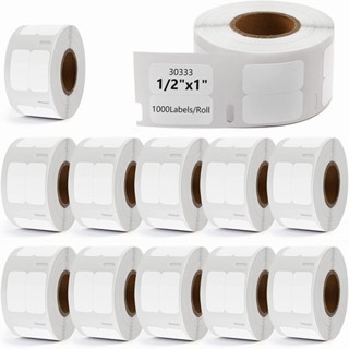 16 x Rolls Dymo 30333 DYMO30333 Compatible Thermal Labels For Dymo LabelWriter 400 450 Turbo label size 24*12mm